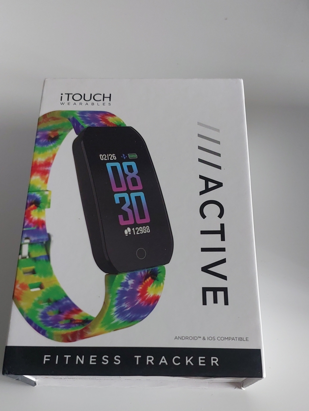 iTouch Active Fitness Tracker - Tie-Dye Band (Multicolor)